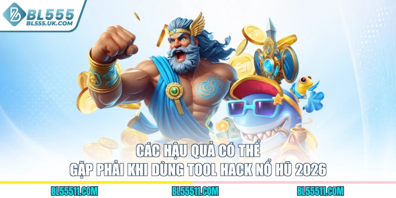 Các hậu quả có thể gặp phải khi dùng tool hack nổ hũ 2026