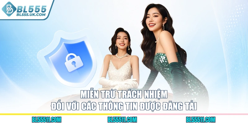 Miễn trừ trách nhiệm đối với các thông tin được đăng tải